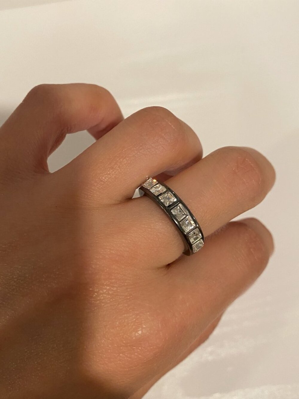Express Rhinestone Band Ring